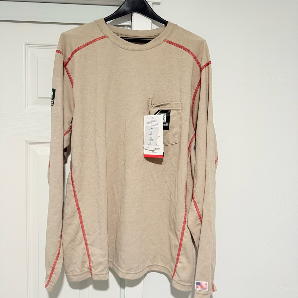 Lakeland Sweatshirt Men’s LSCAT20 High Performance FR Long Sleeve Crew - 2XL